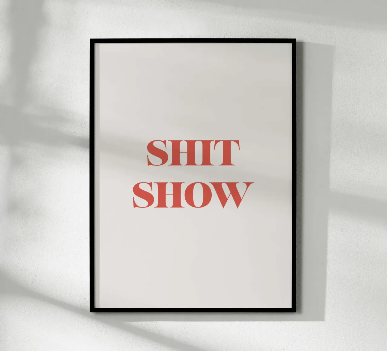 Shit show poster da we line studio - art