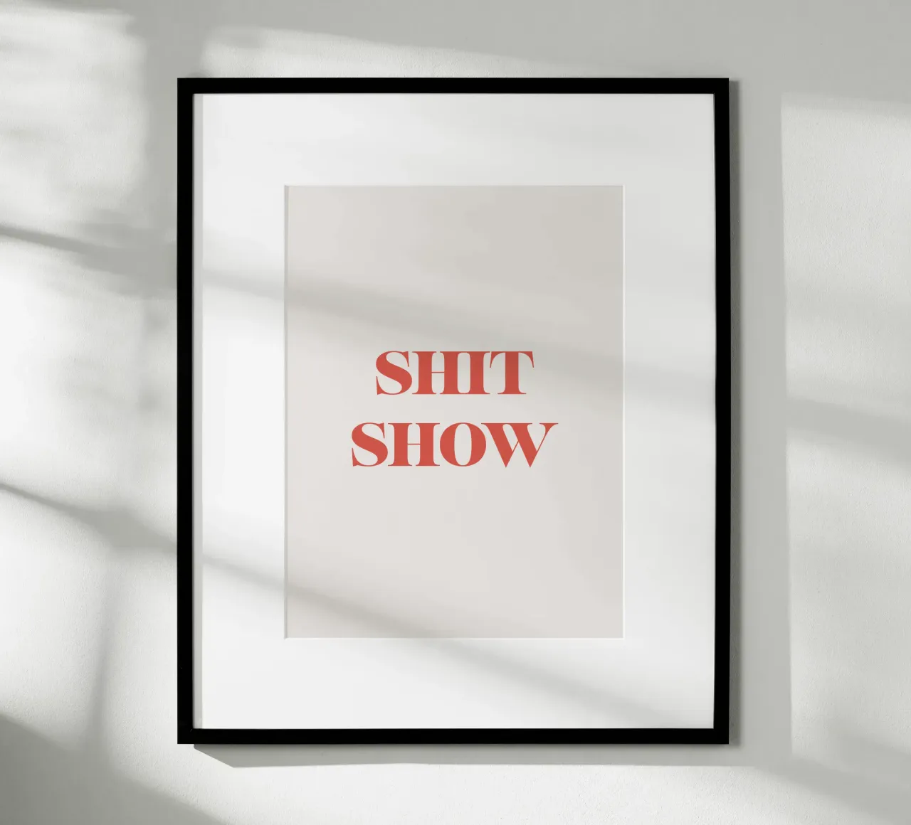 Shit show poster da we line studio - art