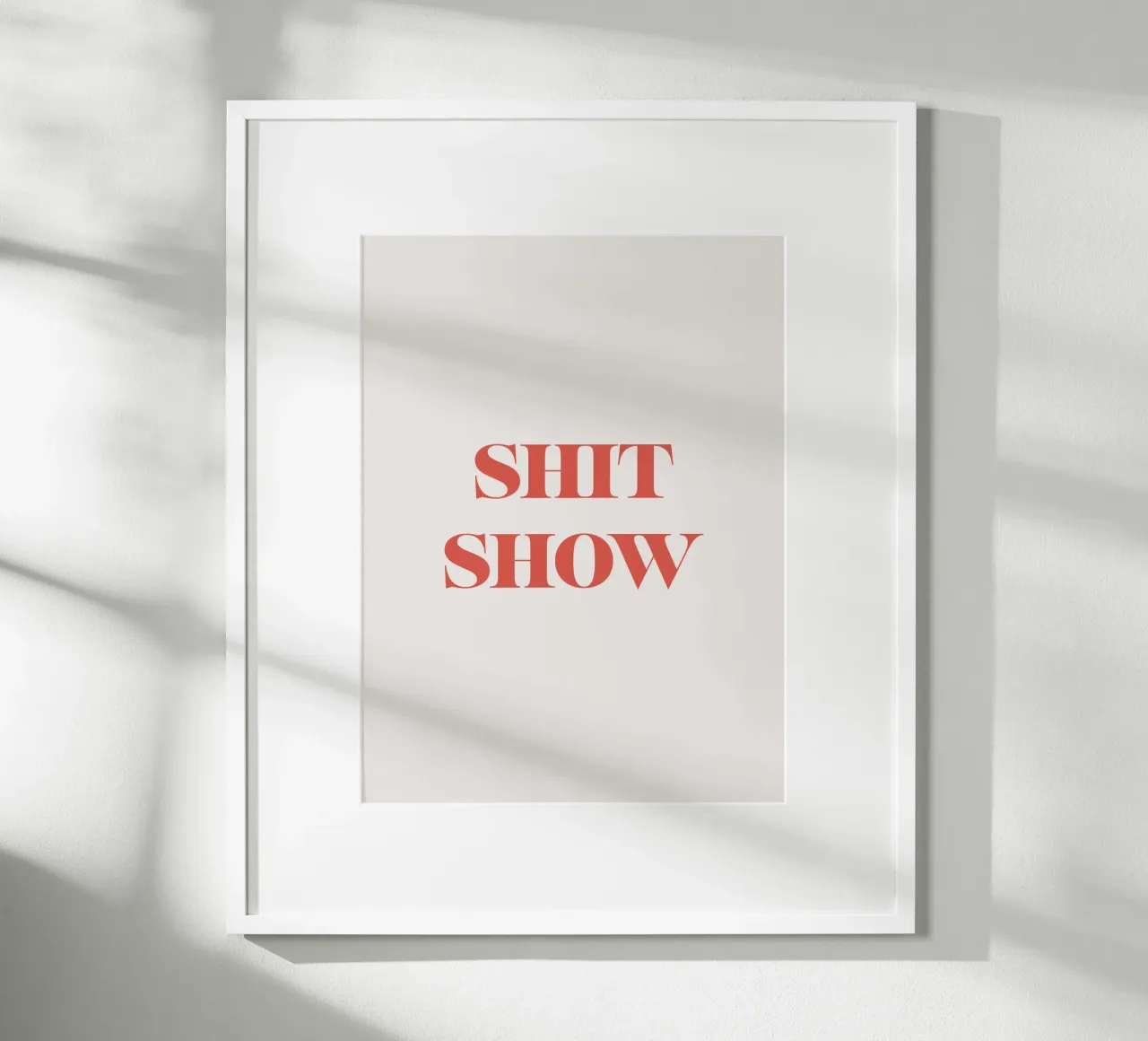 Shit show poster da we line studio - art