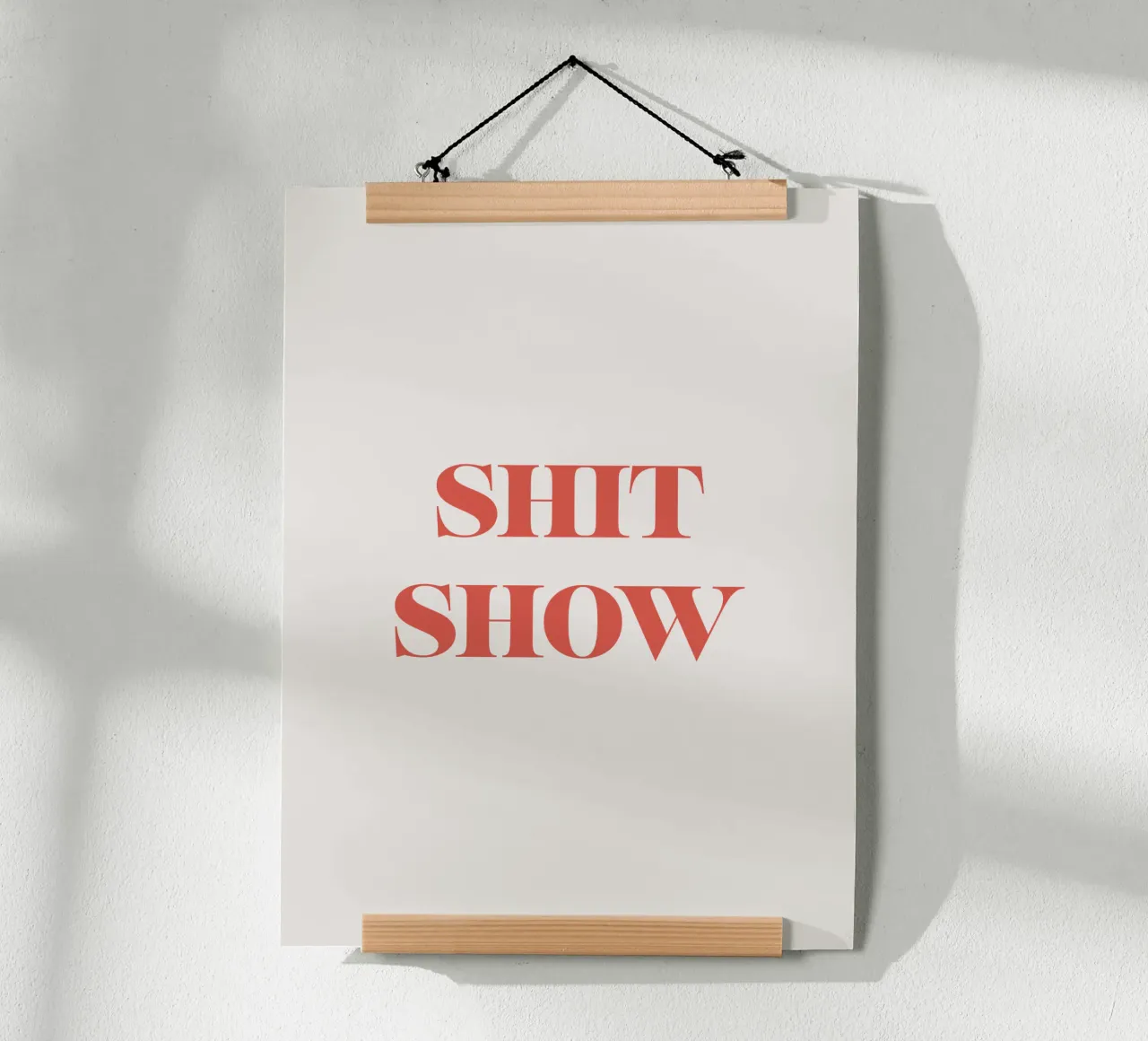 Shit show poster da we line studio - art