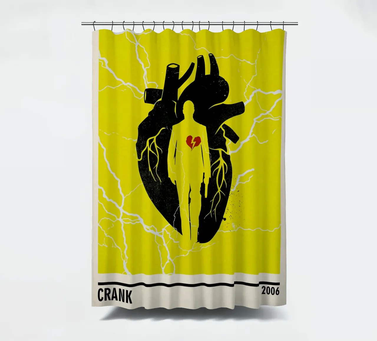 Crank shower curtain by TheArtstudio