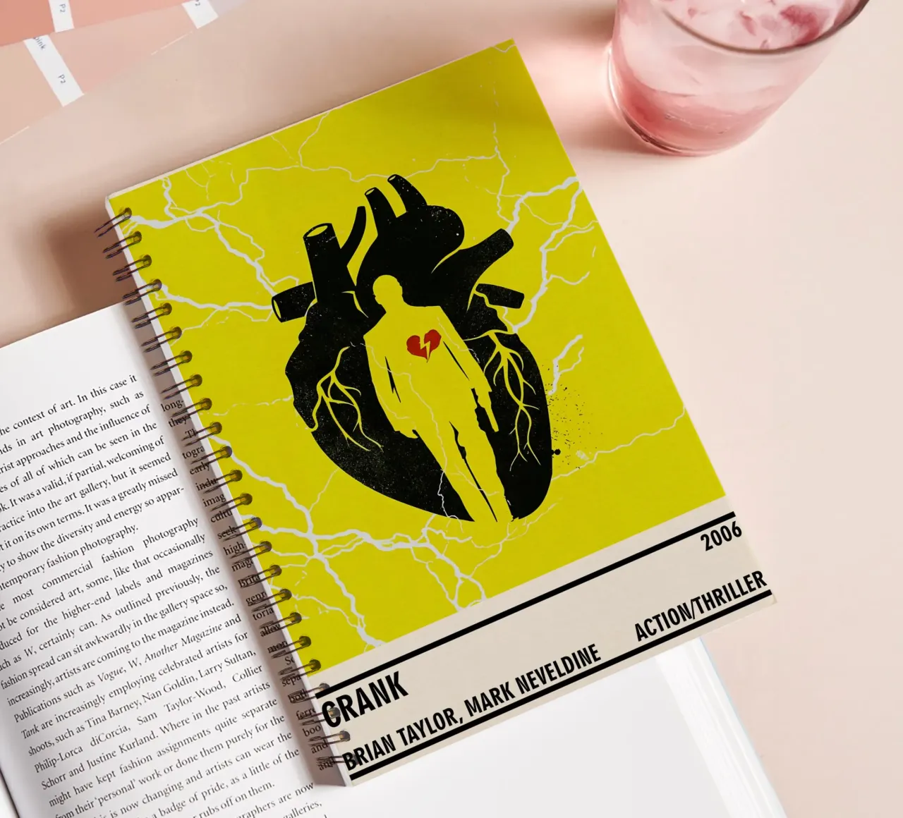 Crank spiral notebook by TheArtstudio