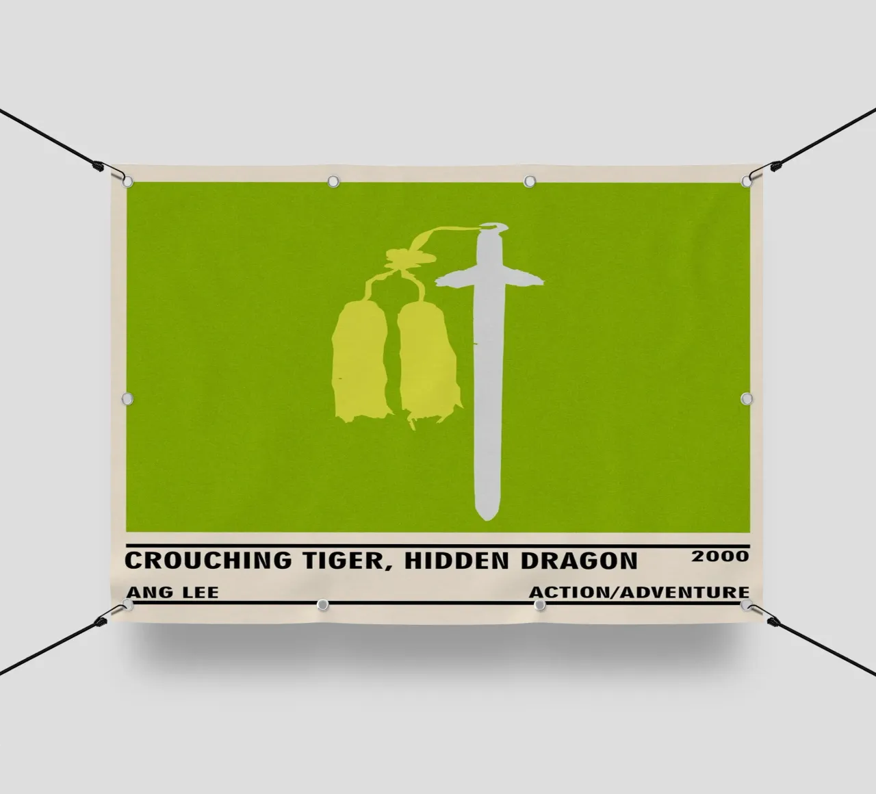 Crouching Tiger, Hidden Dragon telo in pvc da TheArtstudio