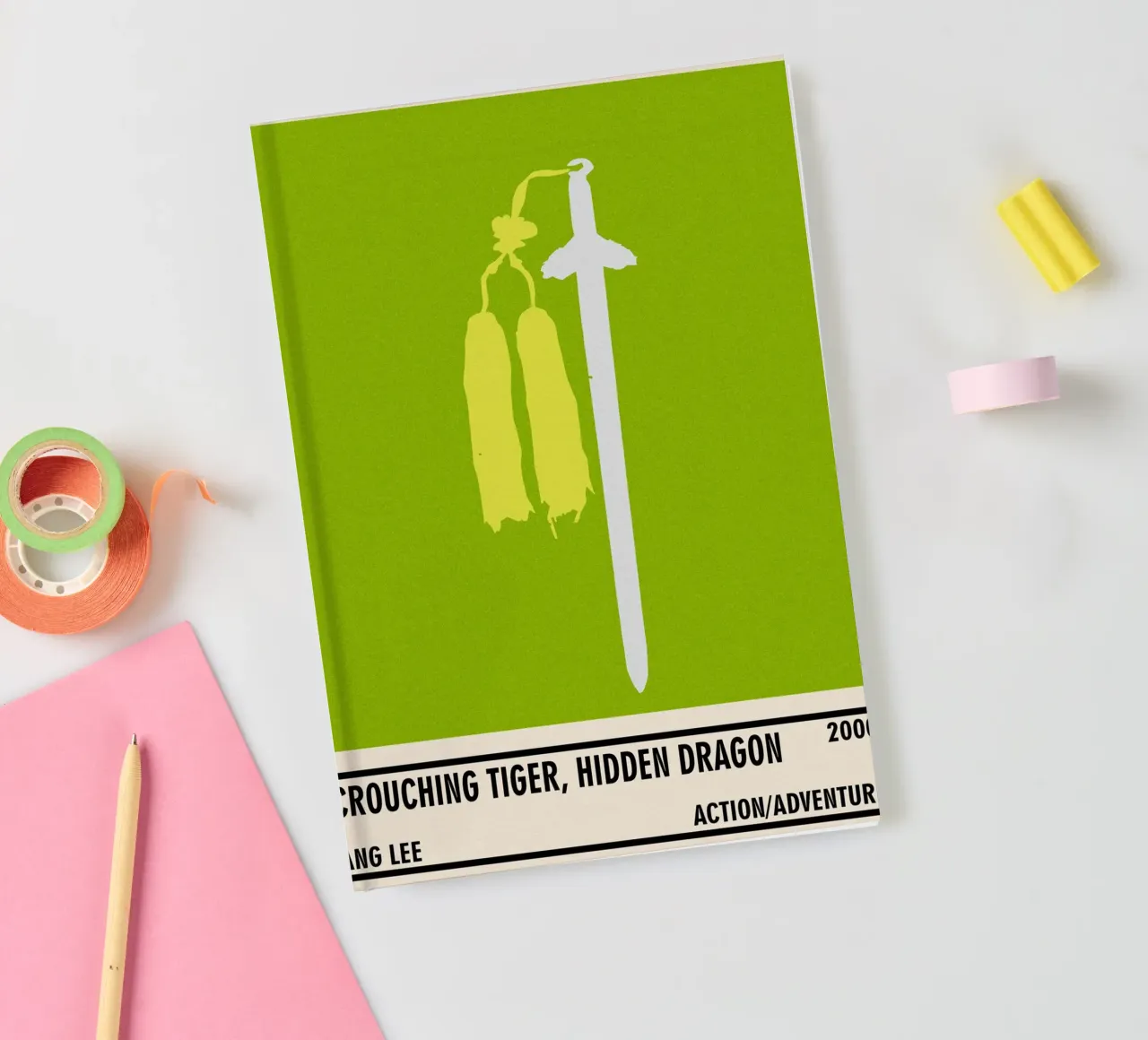 Crouching Tiger, Hidden Dragon notebook by TheArtstudio
