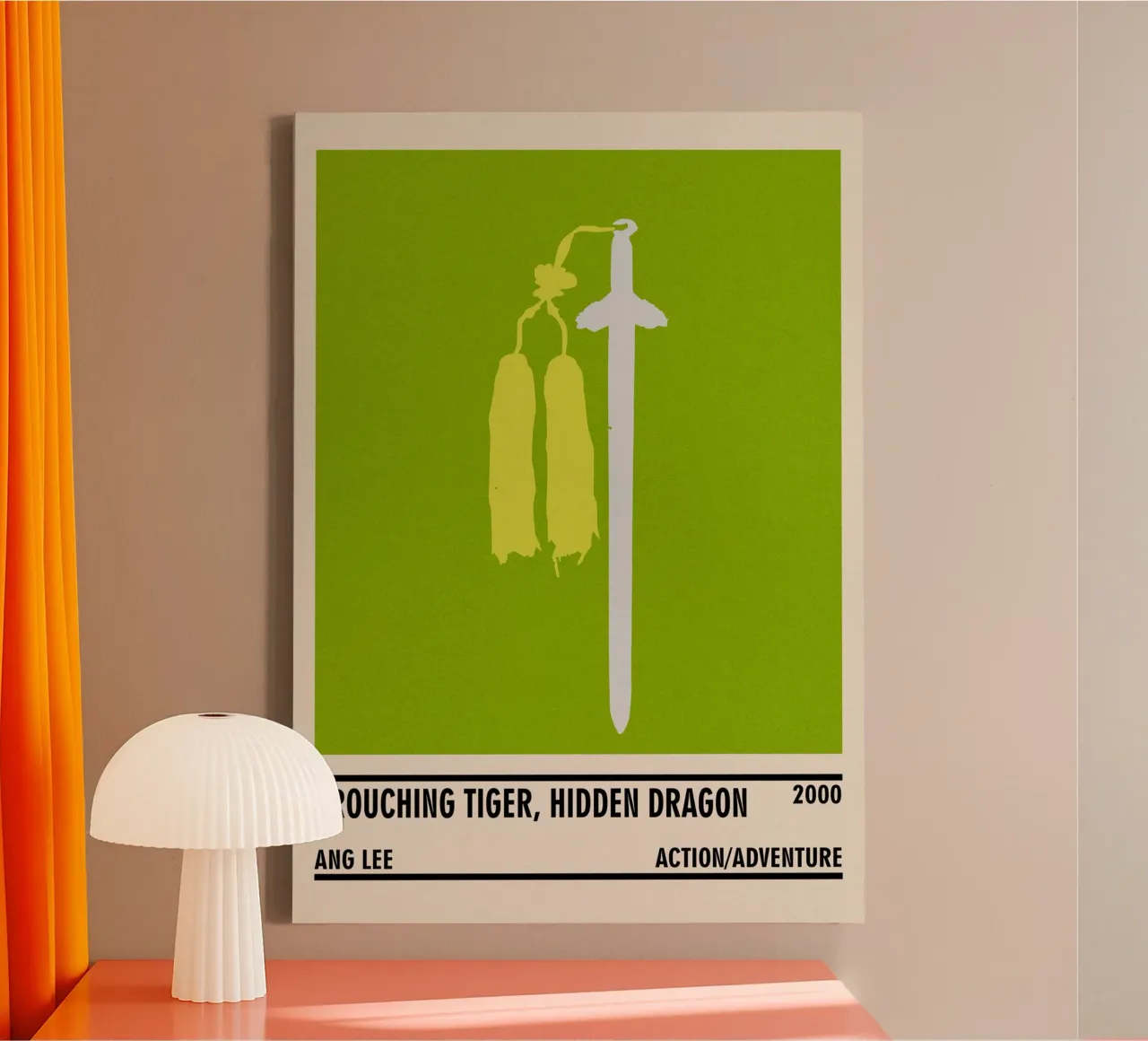 Crouching Tiger, Hidden Dragon canvas by TheArtstudio