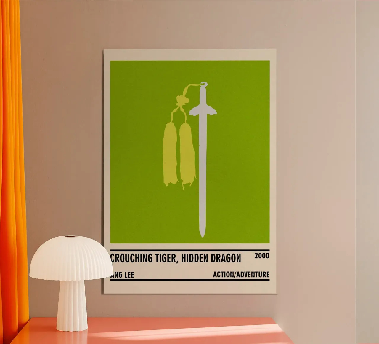 Crouching Tiger, Hidden Dragon carta hahnemühle da TheArtstudio