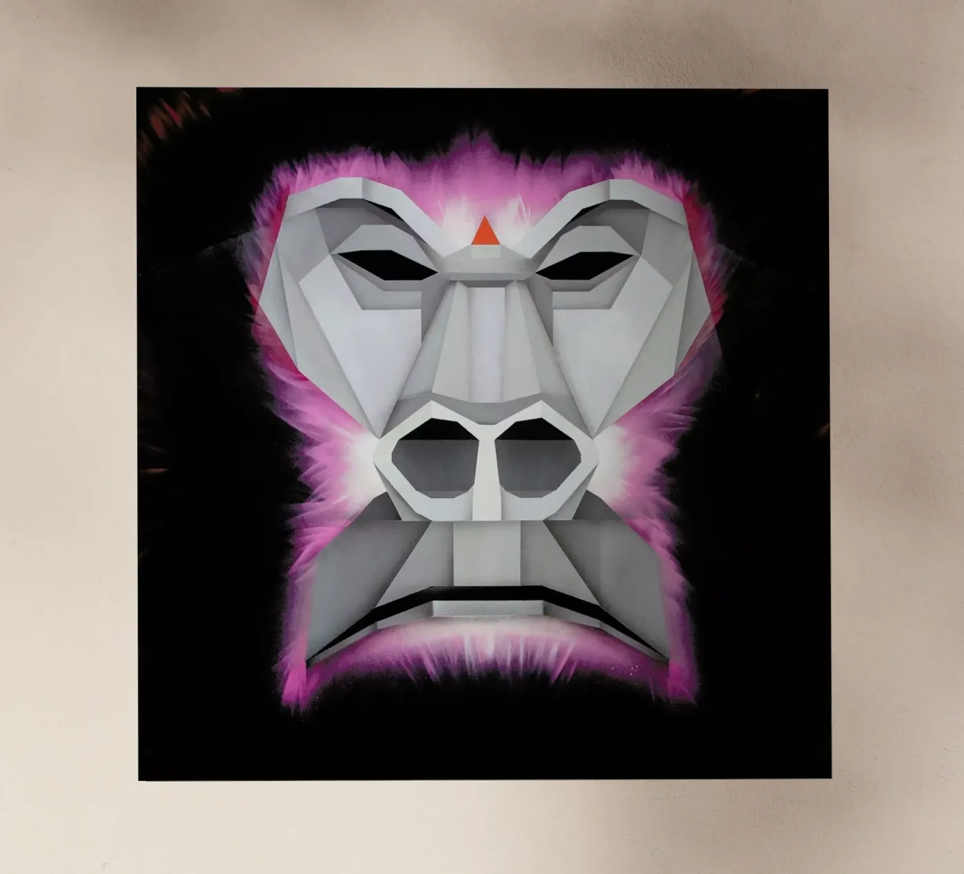 Gorilla backlit folie van Maks.M