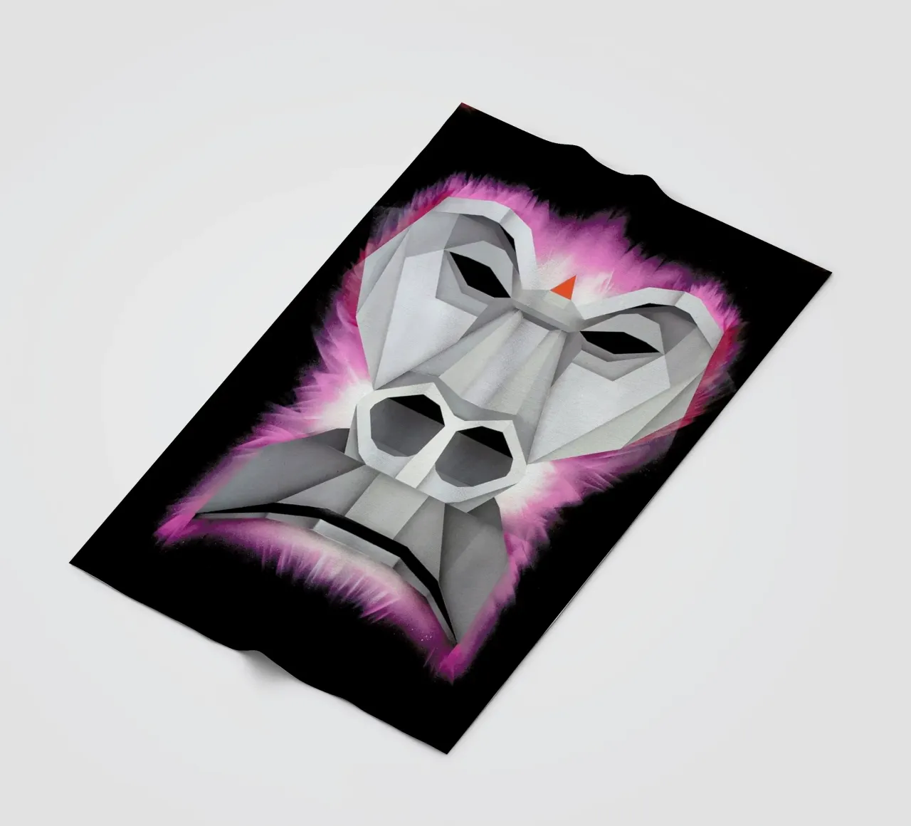 Gorilla Fleecedecke von Maks.M