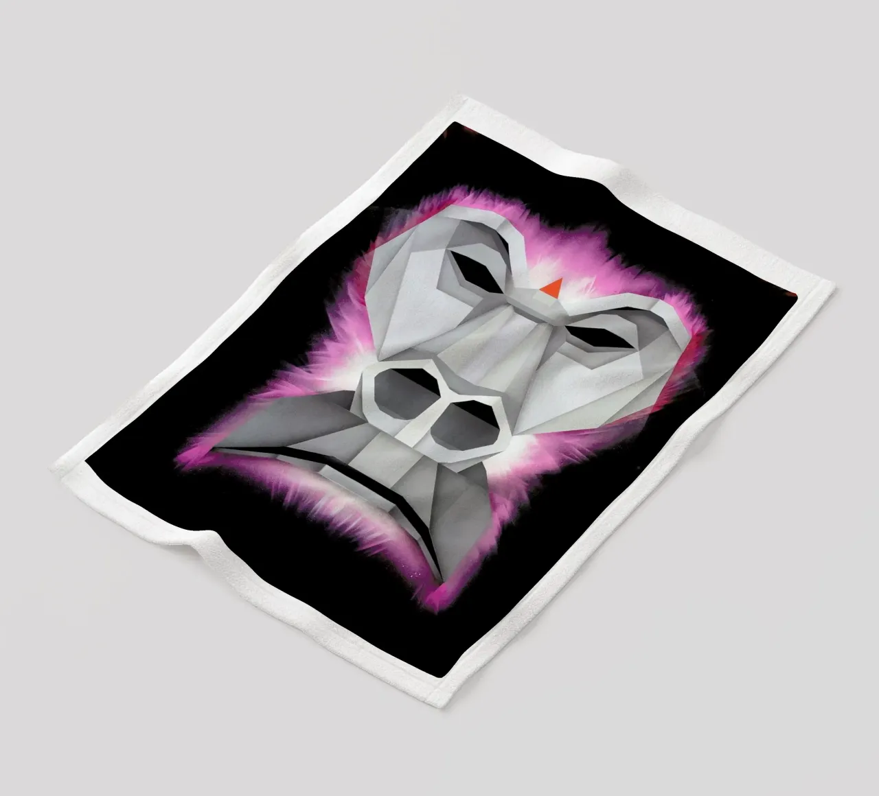 Gorilla Fleecedecke von Maks.M