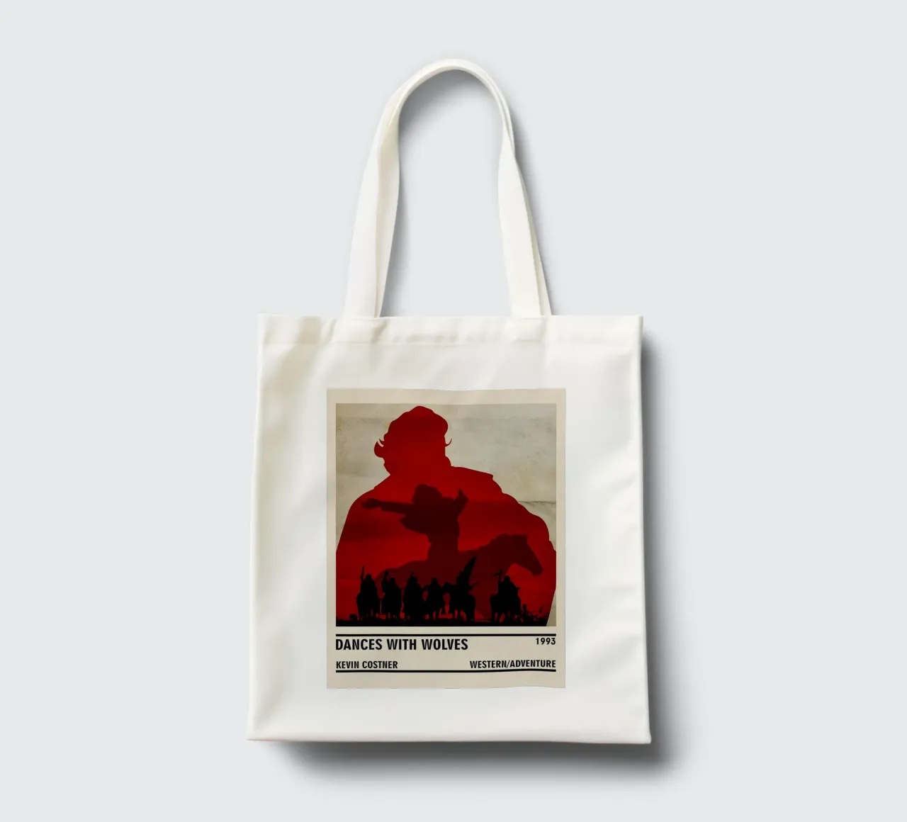 Dances with Wolves borsa in juta da TheArtstudio