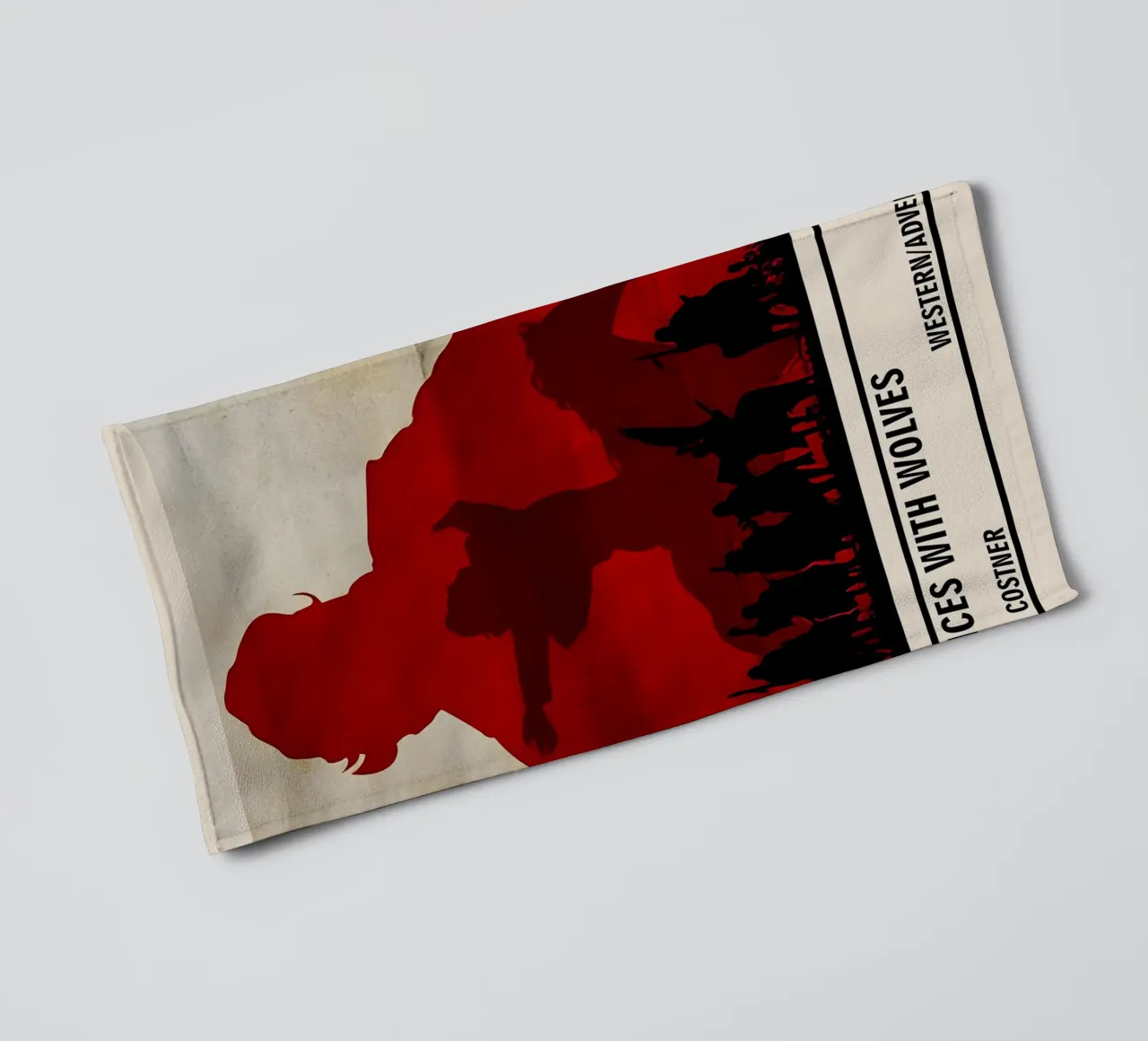 Dances with Wolves asciugamano da bagno da TheArtstudio