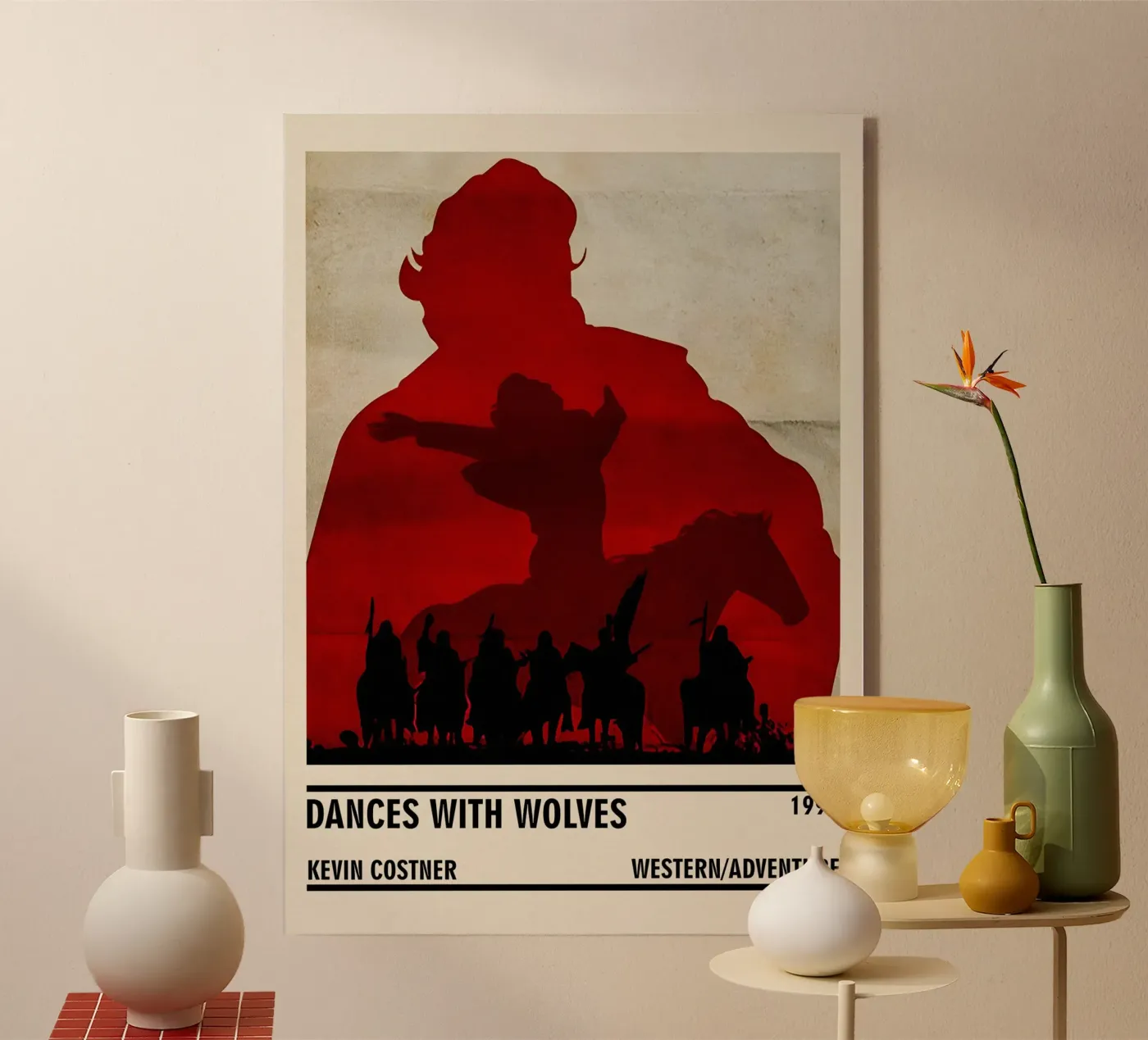 Dances with Wolves acrylic glass by TheArtstudio
