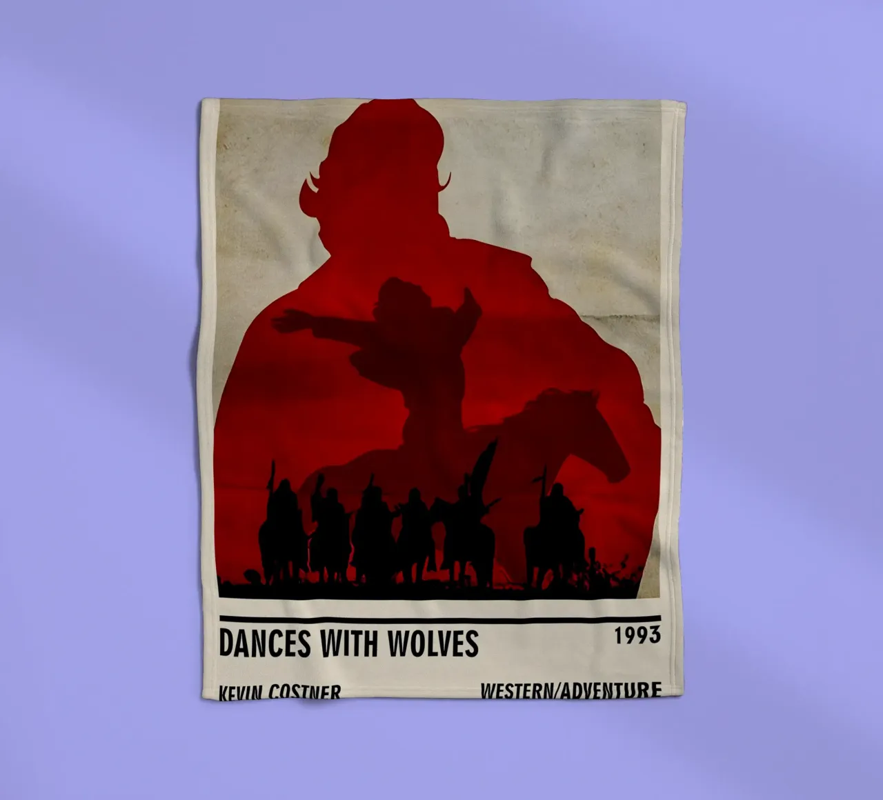 Dances with Wolves coperta in pile da TheArtstudio