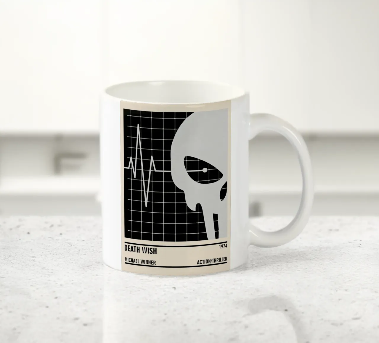 Death Wish tazza in ceramica da TheArtstudio