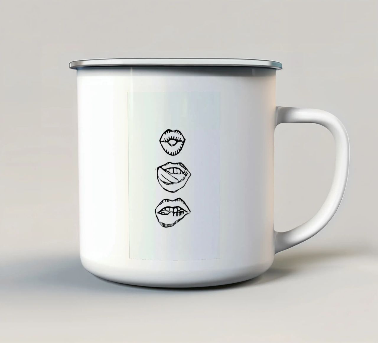 Ssh tazza in smalto da GIGI ICÔNE