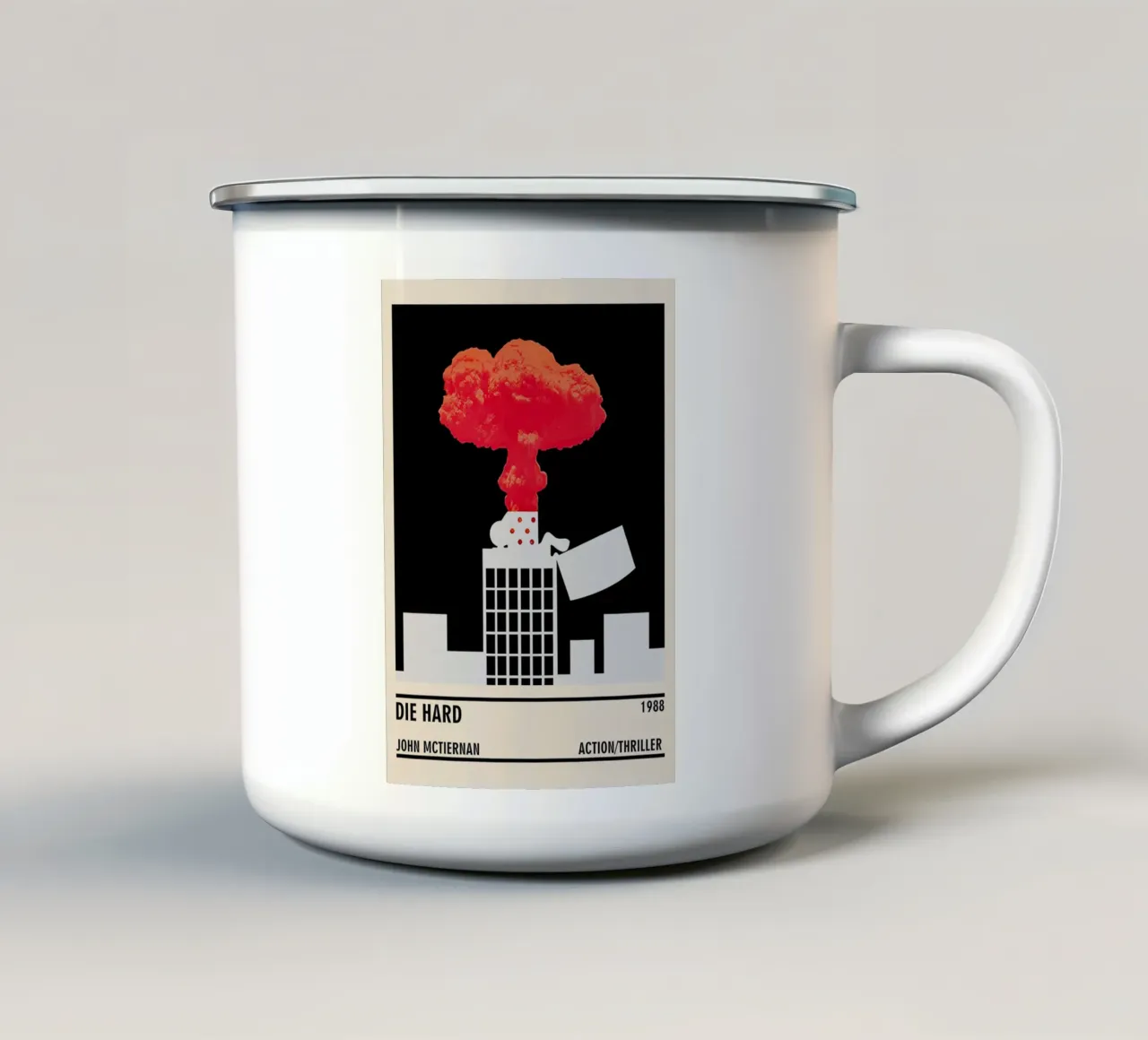 Die Hard tazza in smalto da TheArtstudio