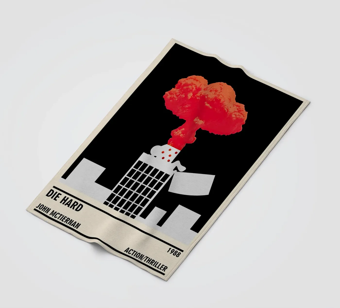 Die Hard fleecedeken van TheArtstudio