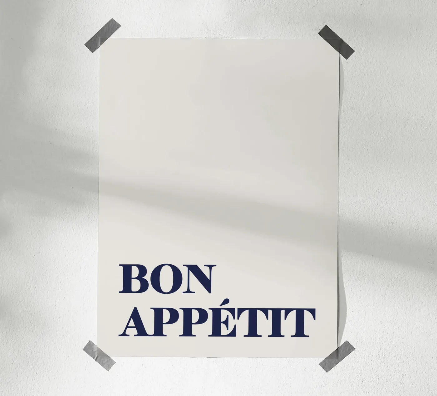 Bon Appétit poster da we line studio - art
