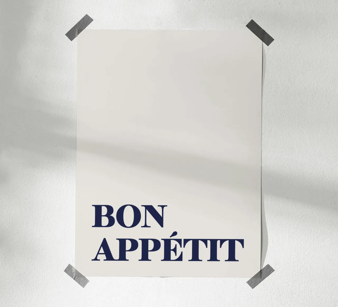 Bon Appétit poster da we line studio - art