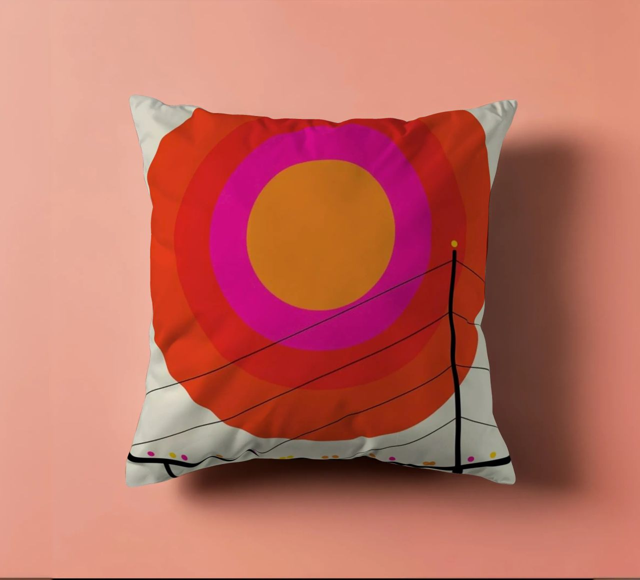 Düsseldorf 76 coussin de Bo Lundberg