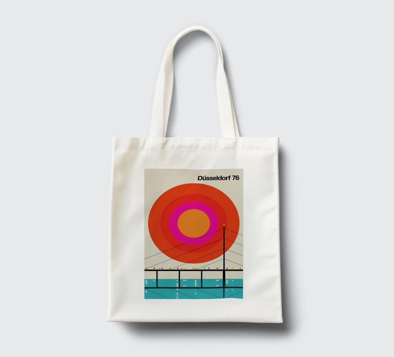Düsseldorf 76 tote bag by Bo Lundberg