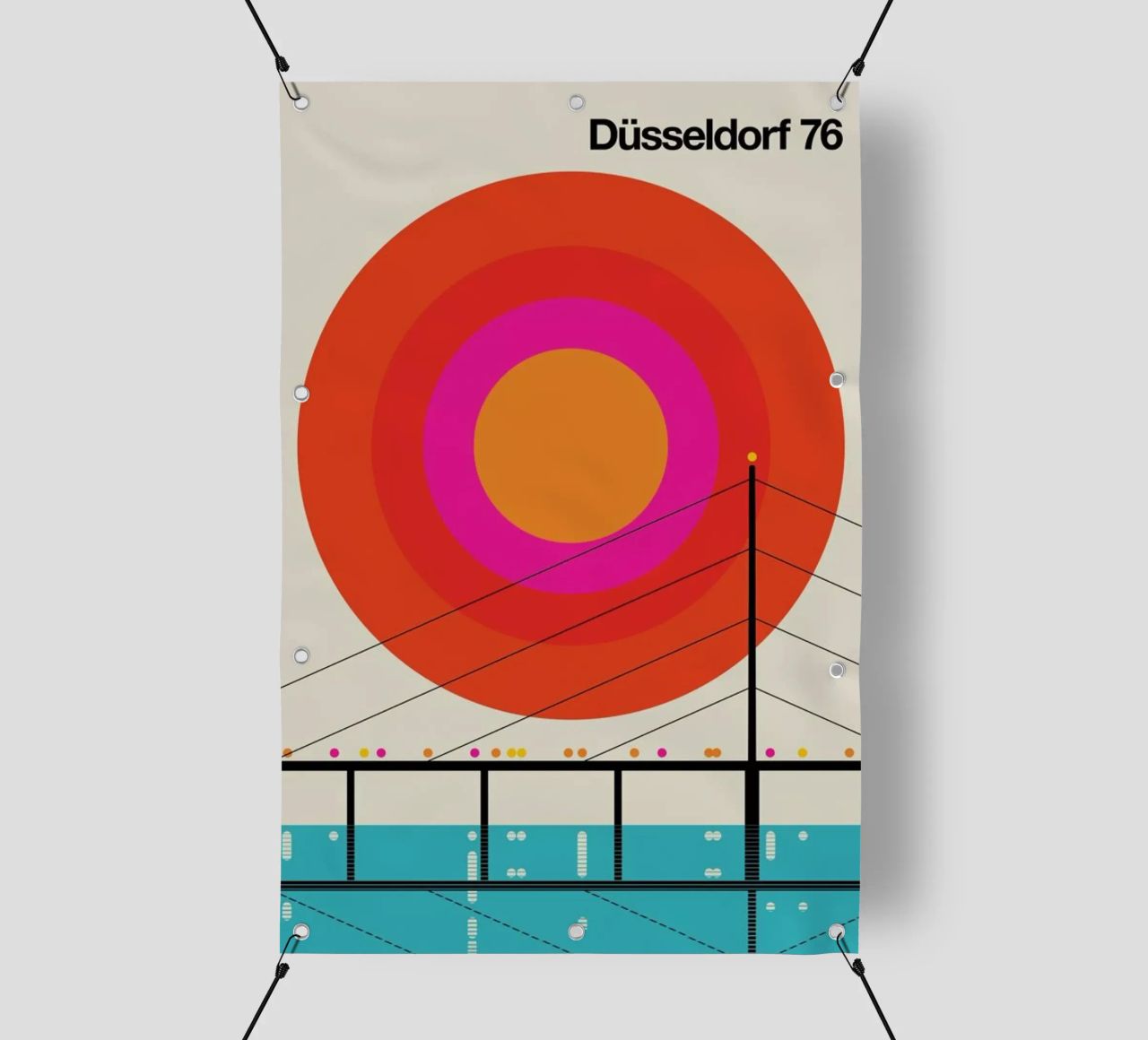 Düsseldorf 76 telo in pvc da Bo Lundberg