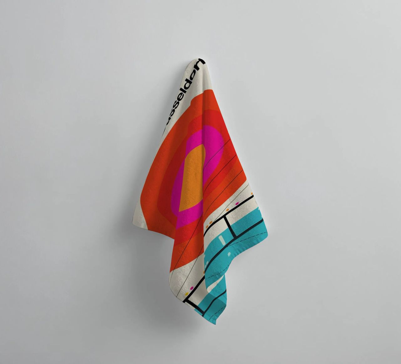 Düsseldorf 76 towel by Bo Lundberg
