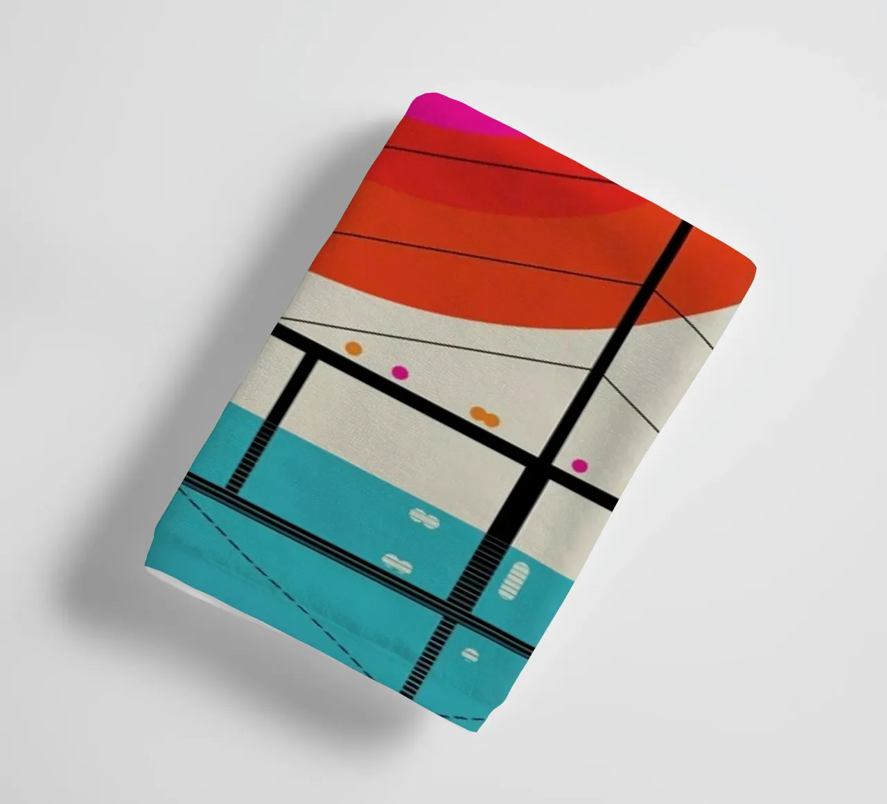 Düsseldorf 76 badhanddoek van Bo Lundberg