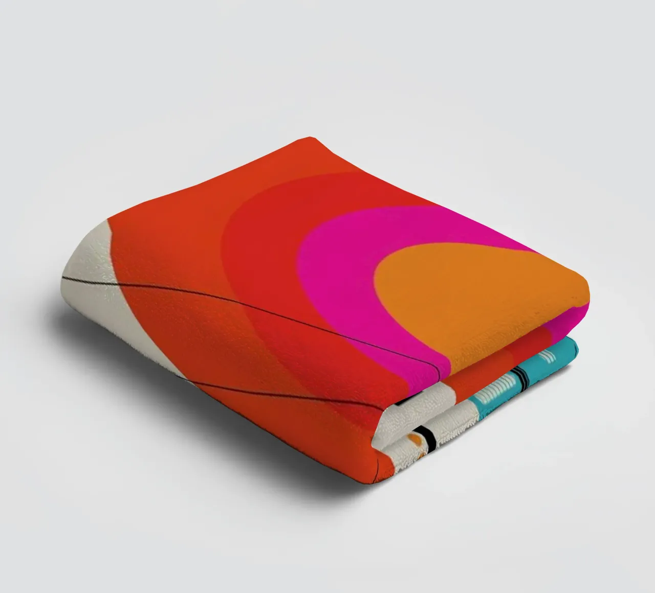 Düsseldorf 76 badhanddoek van Bo Lundberg