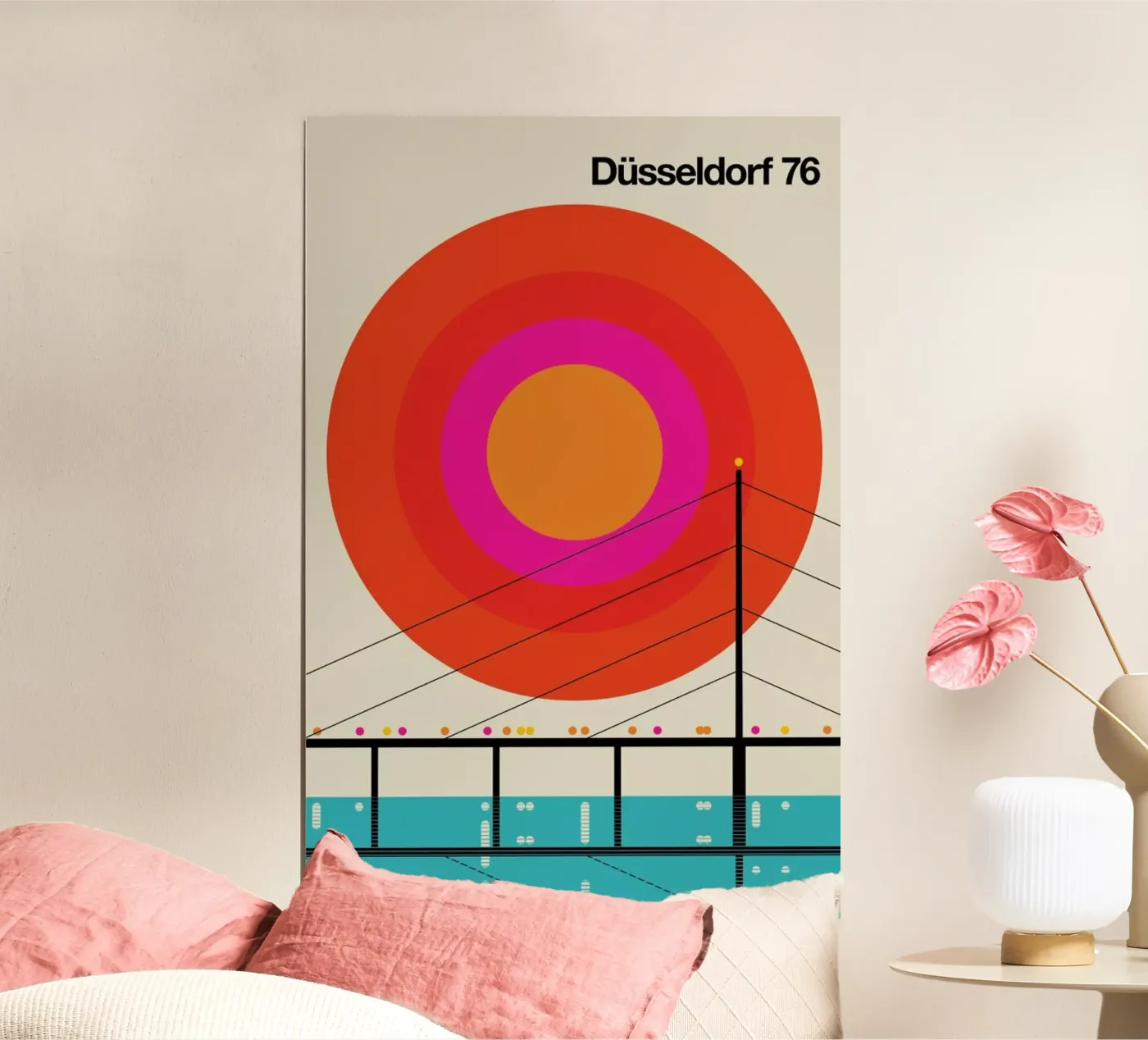 Düsseldorf 76 poster da Bo Lundberg