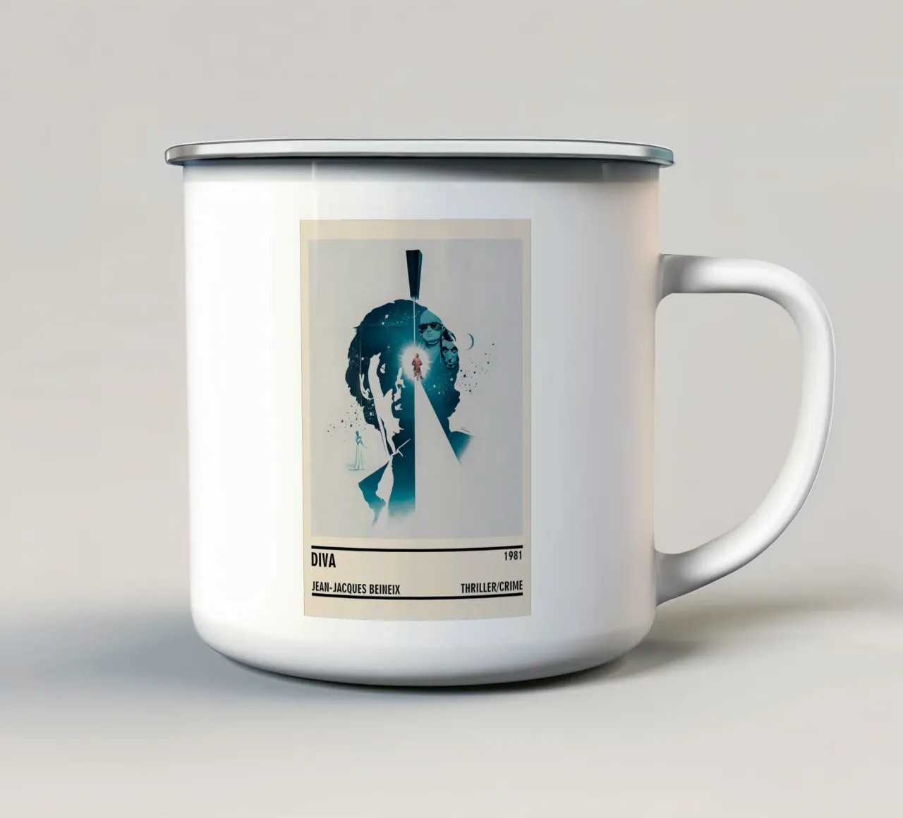 Diva tazza in smalto da TheArtstudio