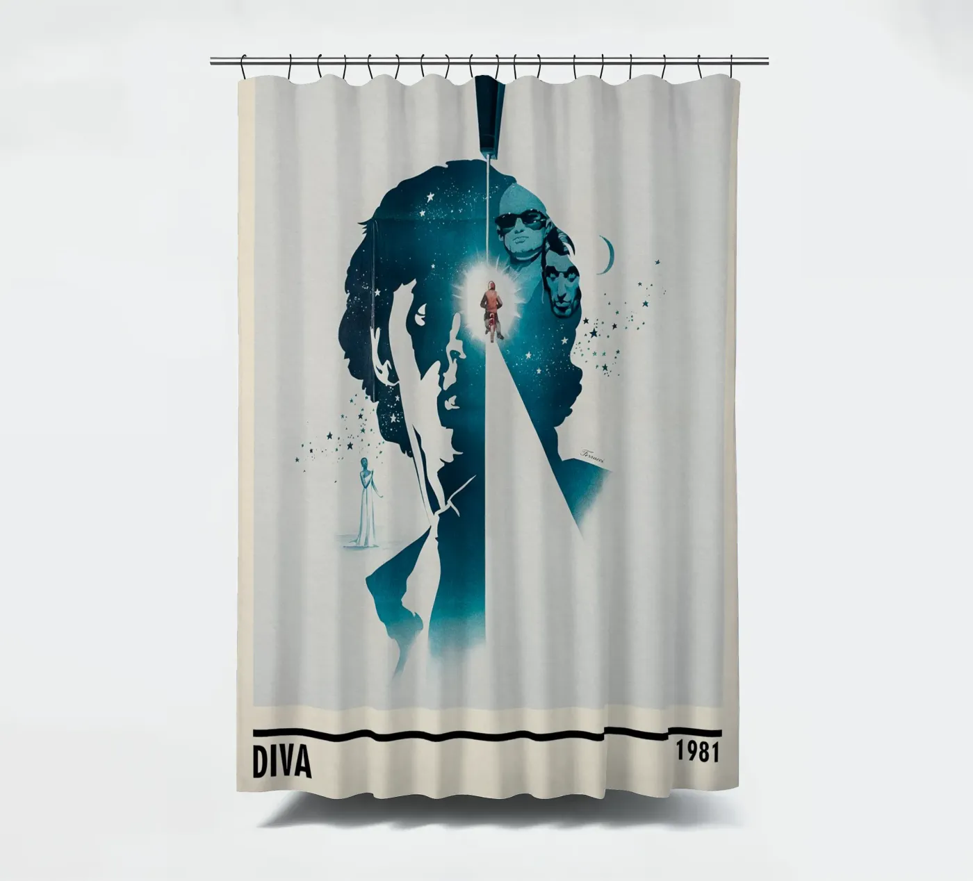 Diva Duschvorhang von TheArtstudio