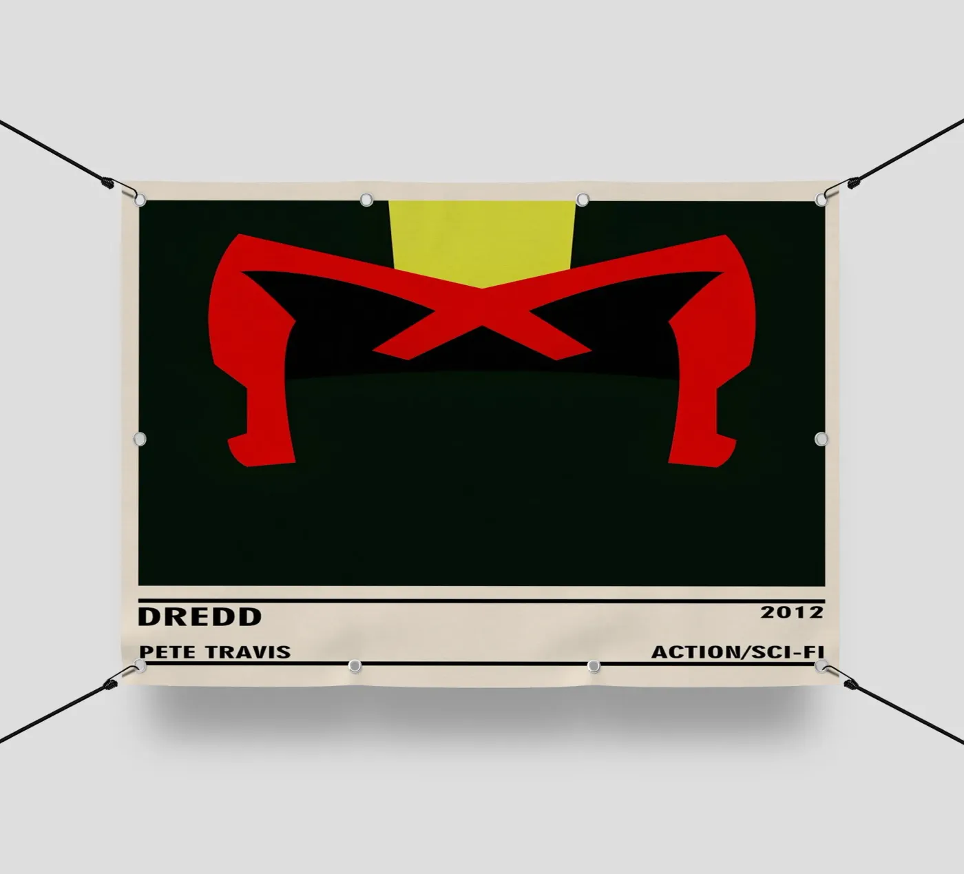 Dredd pvc-zeil van TheArtstudio