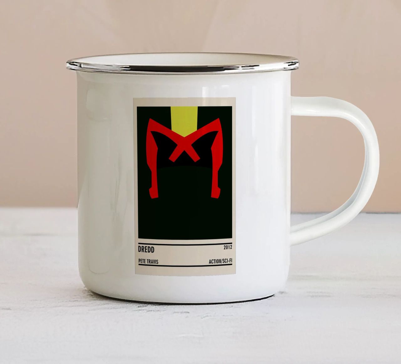 Dredd tazza in smalto da TheArtstudio