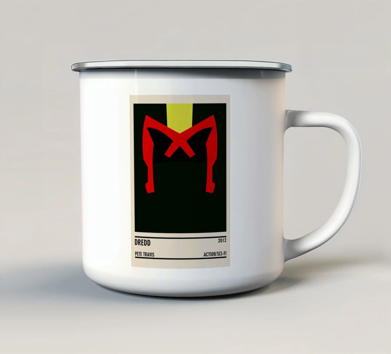 Dredd tazza in smalto da TheArtstudio