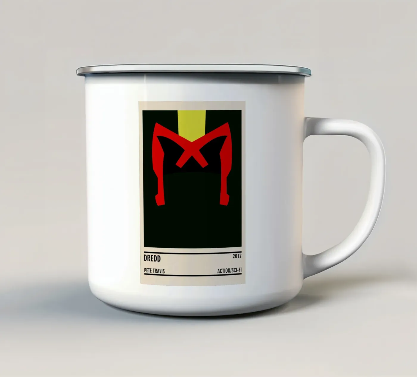 Dredd enamel mug by TheArtstudio