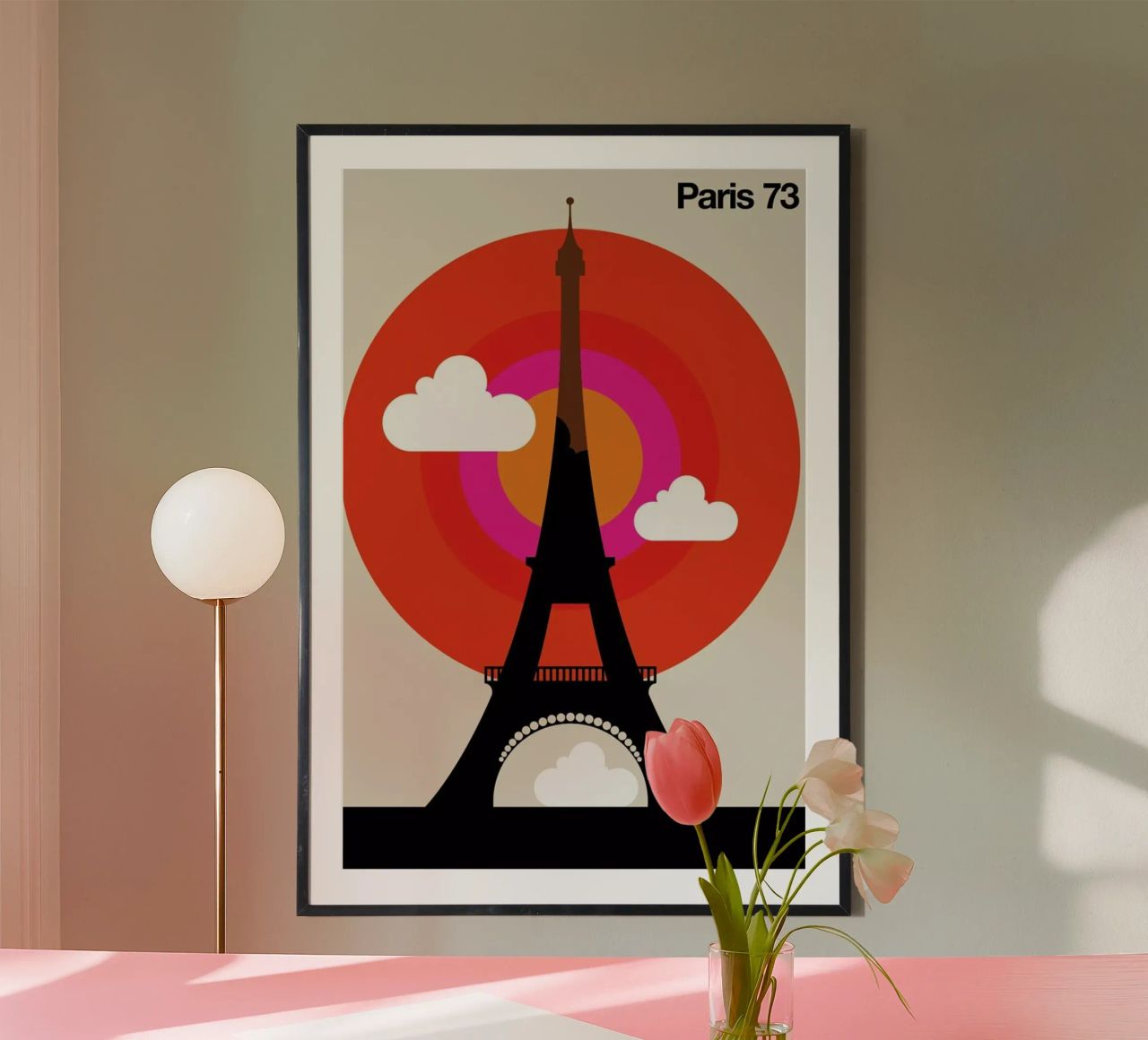 Paris 73 poster de Bo Lundberg