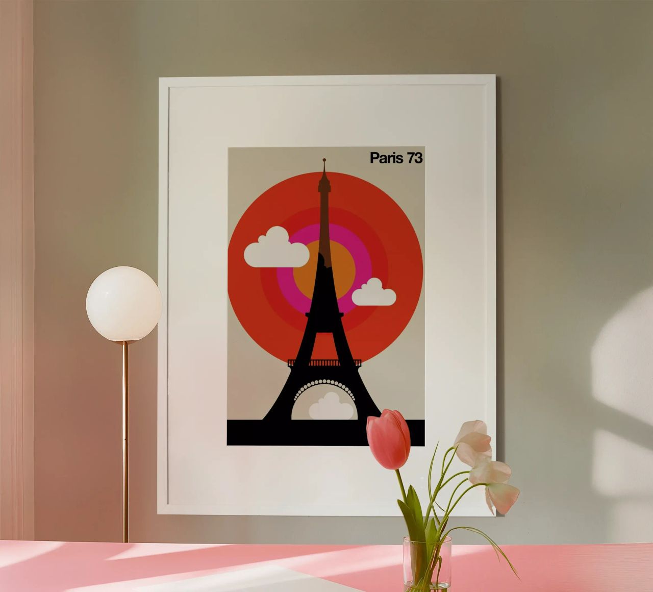 Paris 73 poster de Bo Lundberg