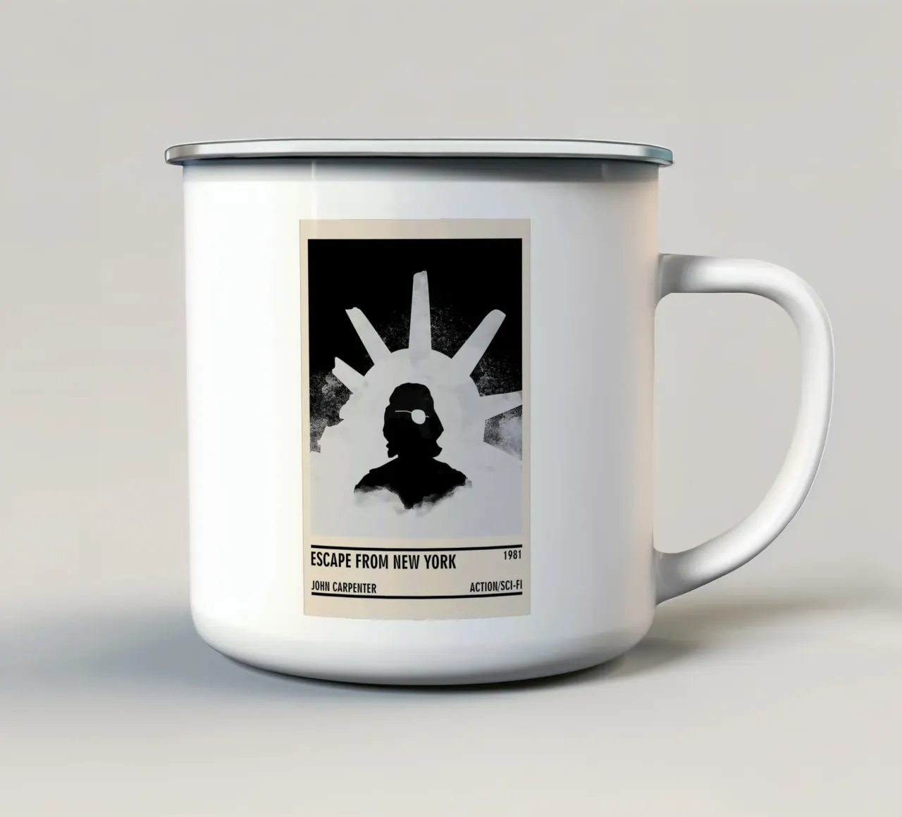 Escape from New York tazza in smalto da TheArtstudio