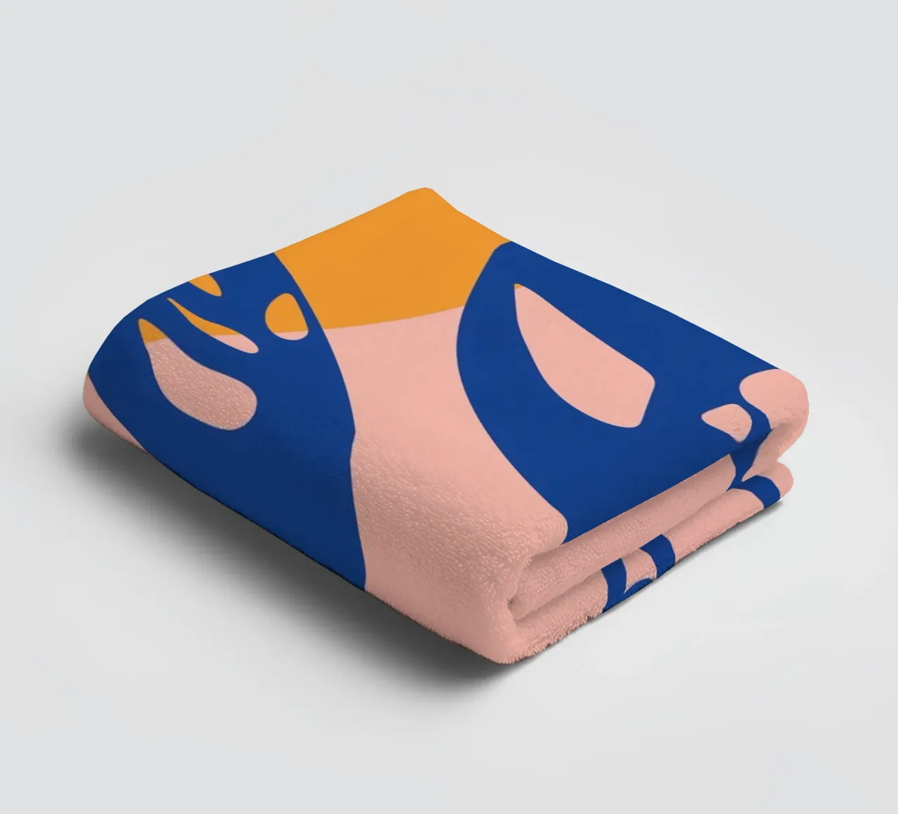 Modern leaf design - Abstract nature art towel by Whole©