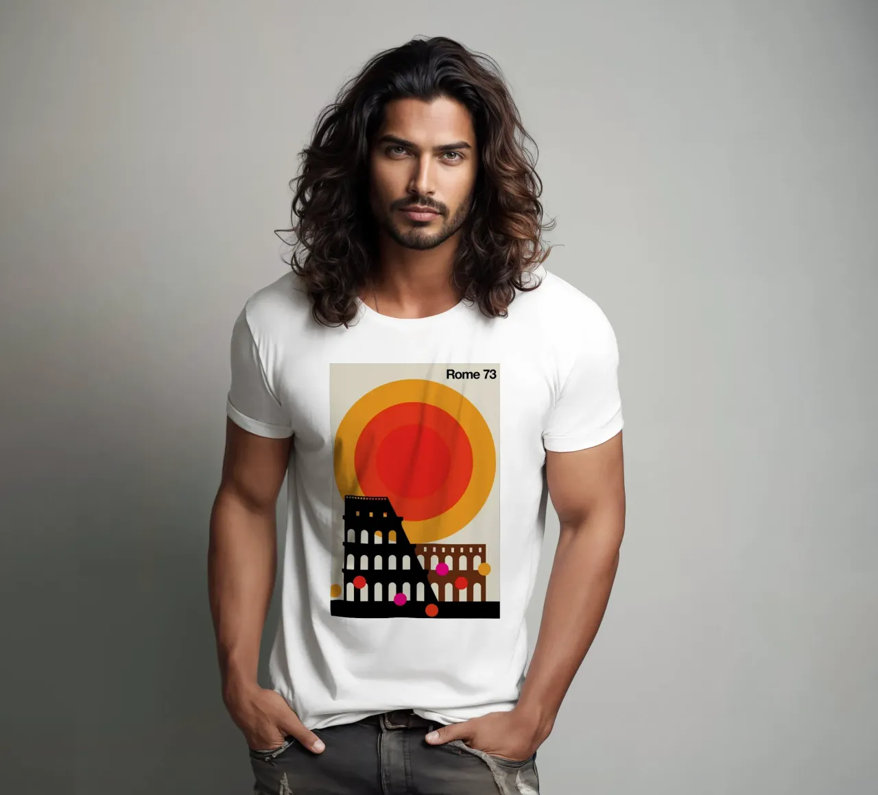 Rome 73 t-shirt da Bo Lundberg