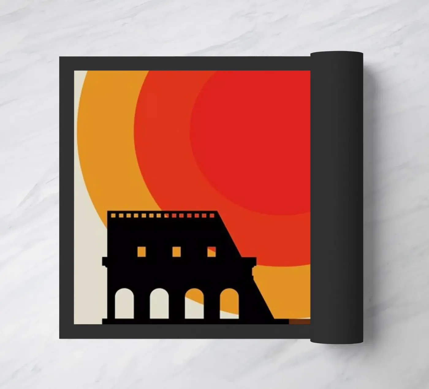 Rome 73 deurmat van Bo Lundberg