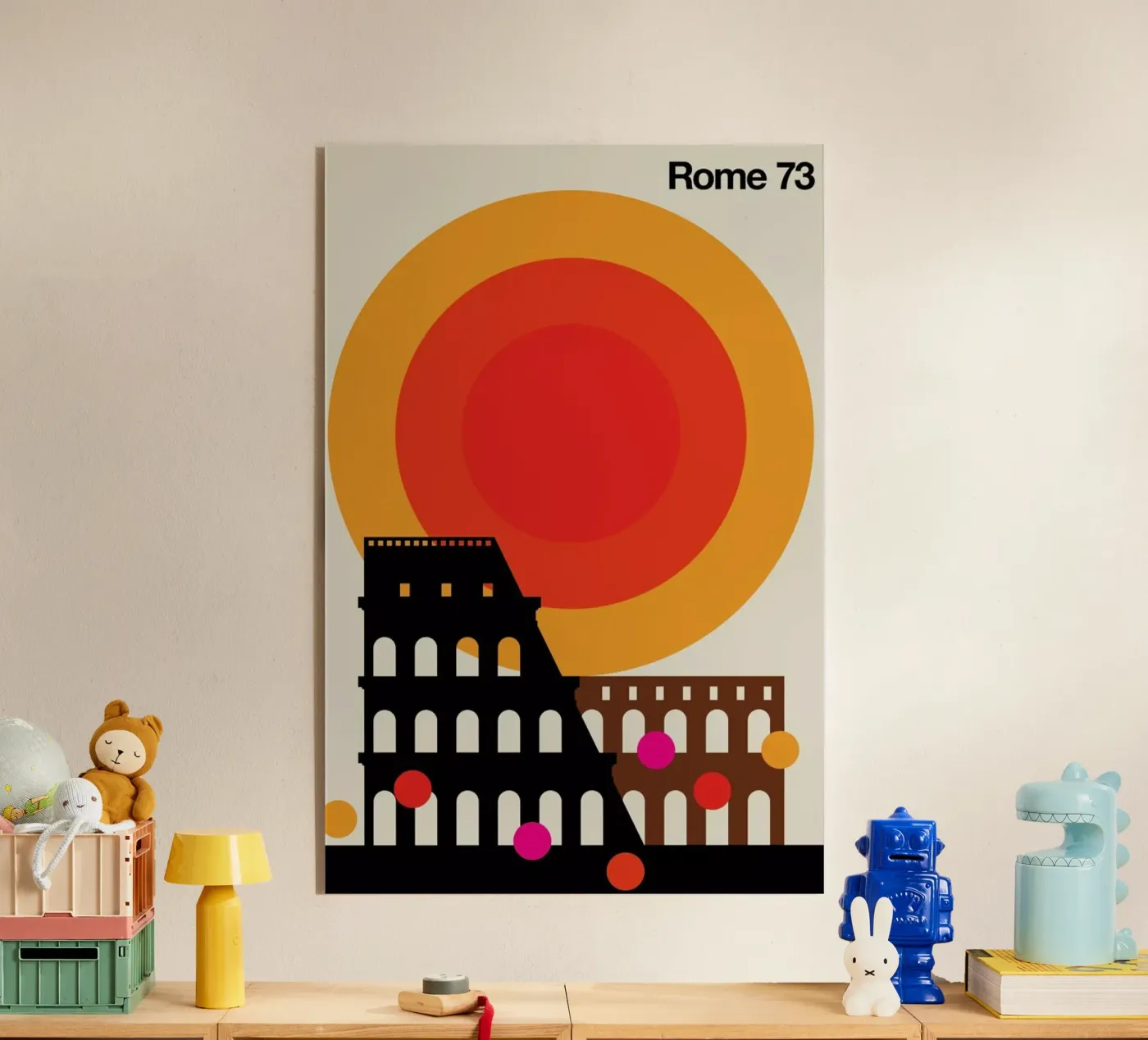 Rome 73 Acryl-Glas von Bo Lundberg