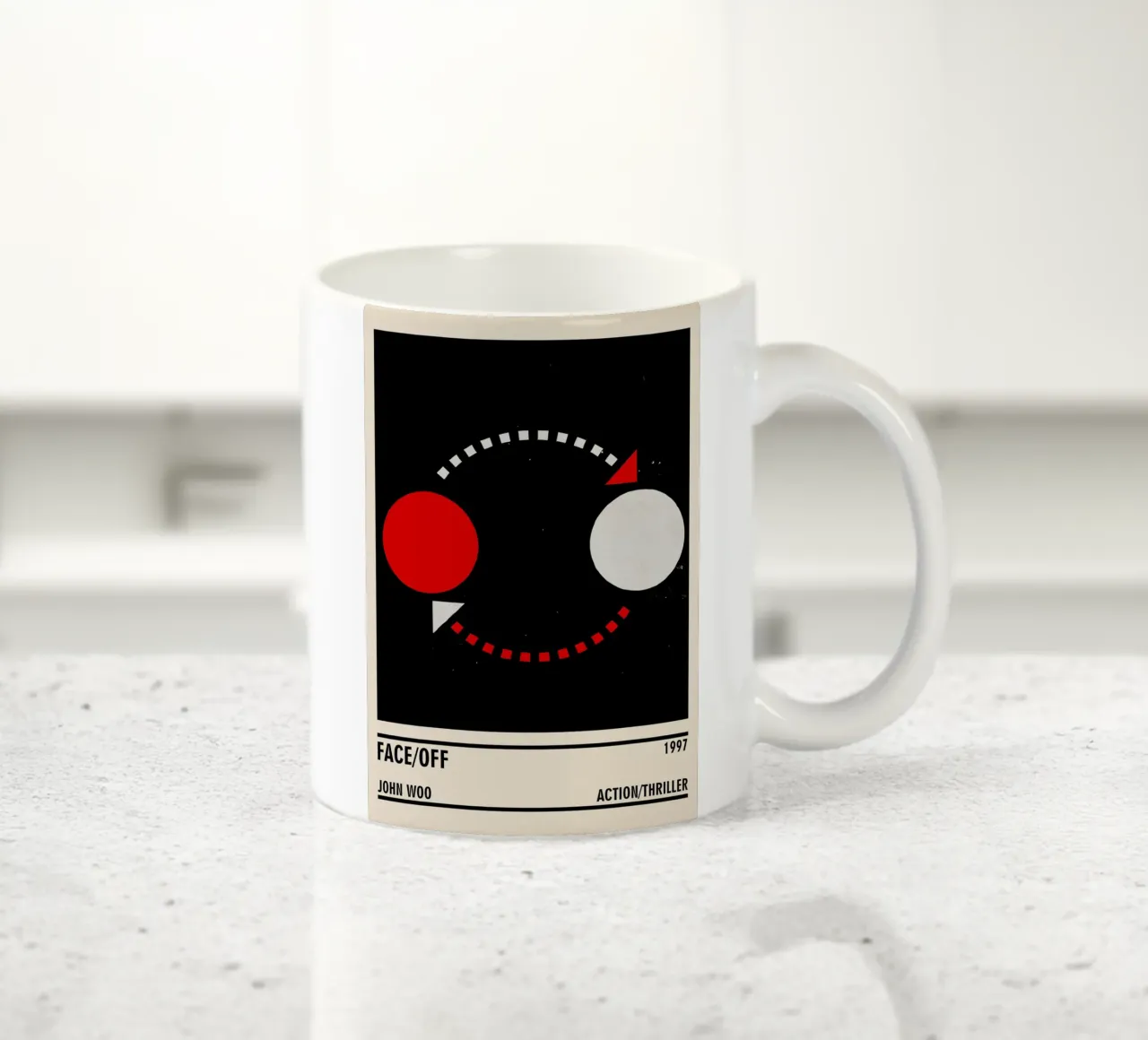Face - Off tazza in ceramica da TheArtstudio