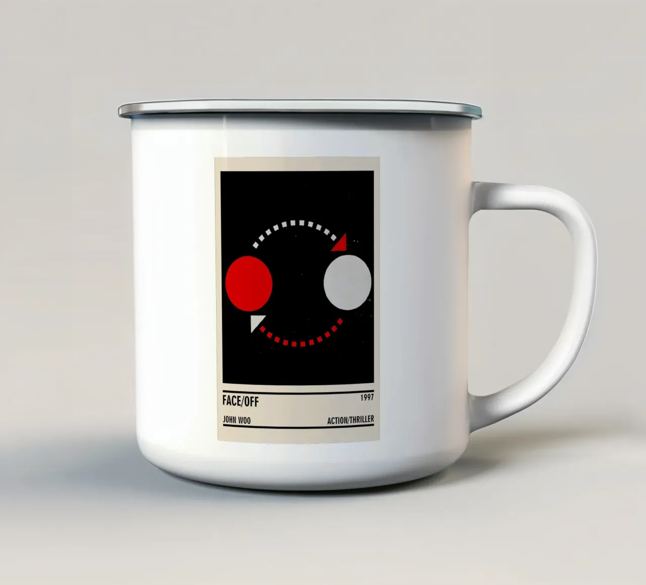 Face - Off tazza in smalto da TheArtstudio