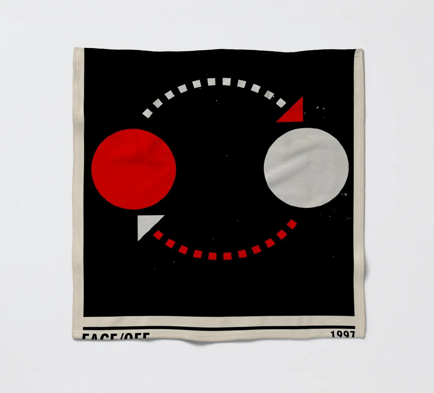 Face - Off fleecedeken van TheArtstudio