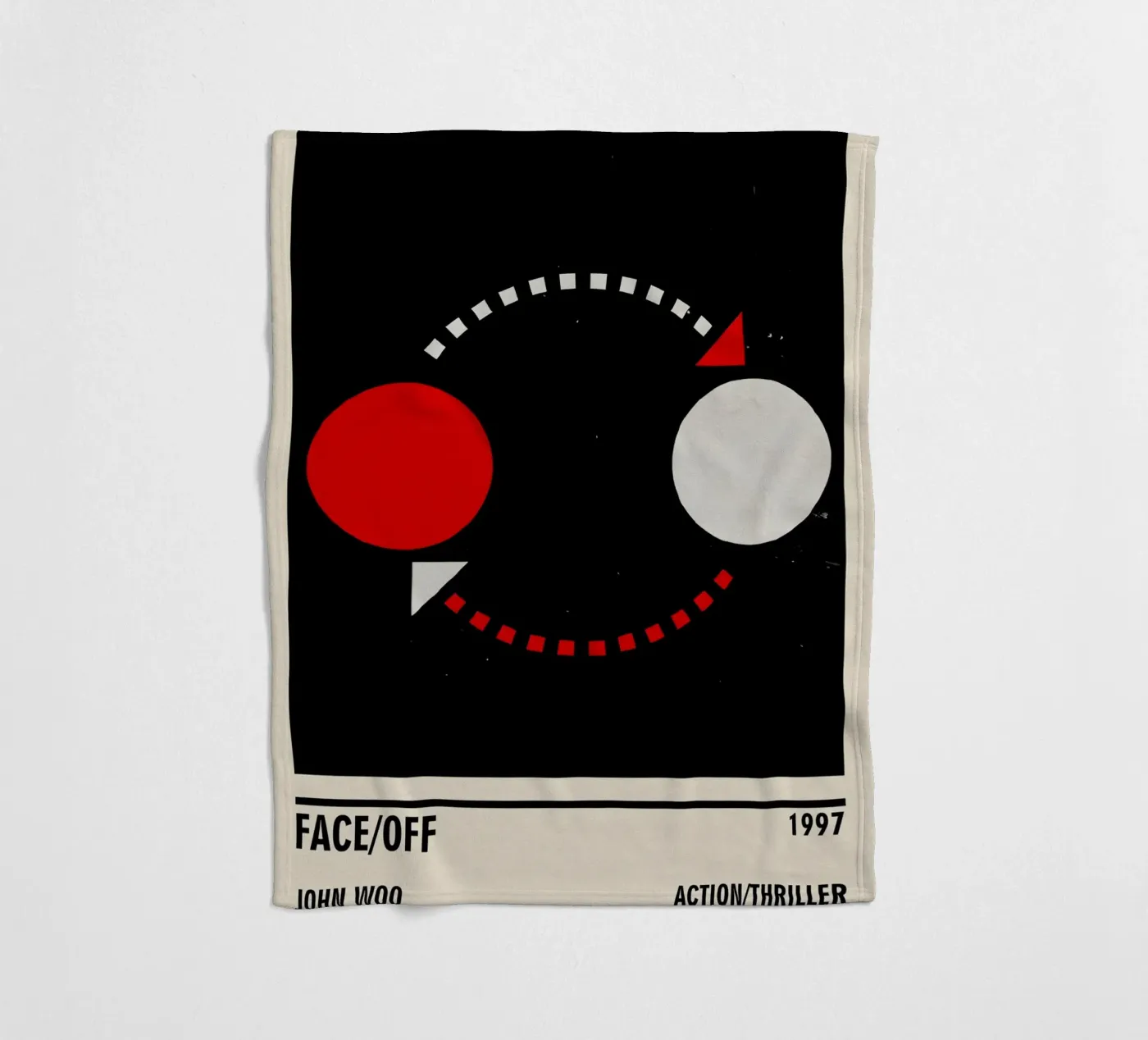 Face - Off fleecedeken van TheArtstudio