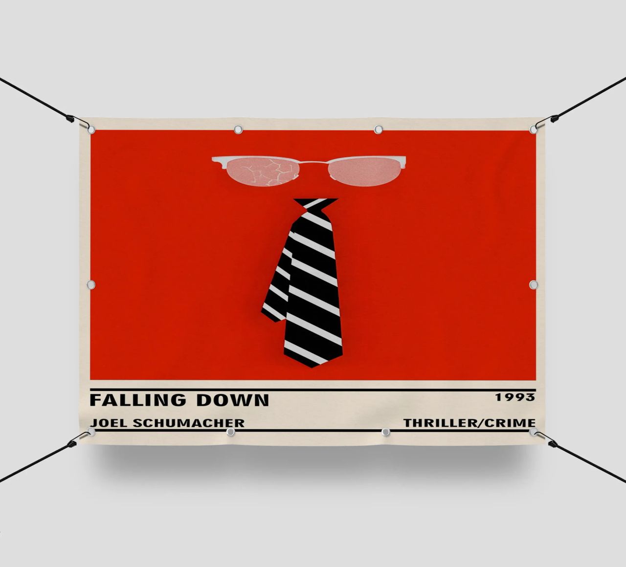 Falling Down telo in pvc da TheArtstudio