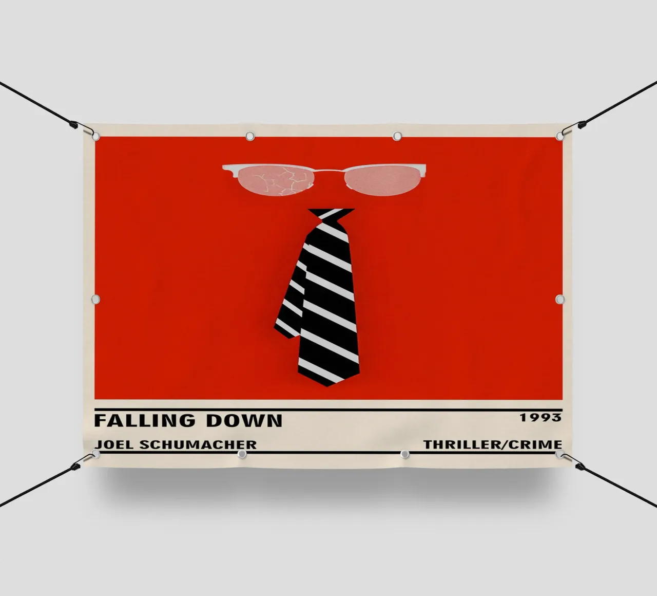 Falling Down PVC Plane von TheArtstudio