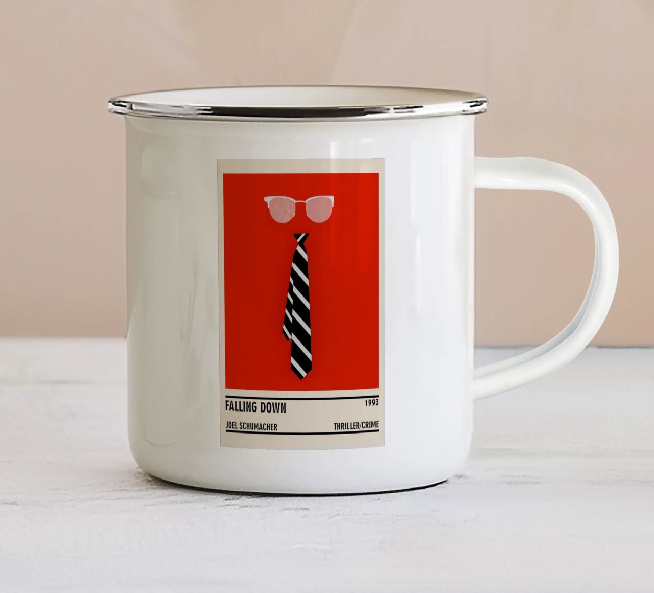 Falling Down tazza in smalto da TheArtstudio
